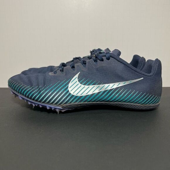 Mens NIKE Zoom Rival M 9 Spiked Track Running Shoes / Size 8 - Picture 3 of 8